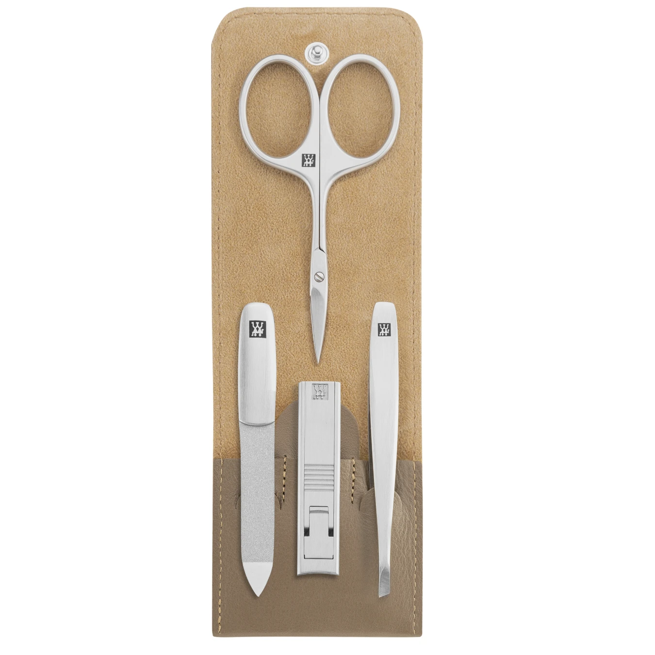 Маникюрный набор ZWILLING Beauty Premium, серо-бежевый, 4 пр. - фото 1