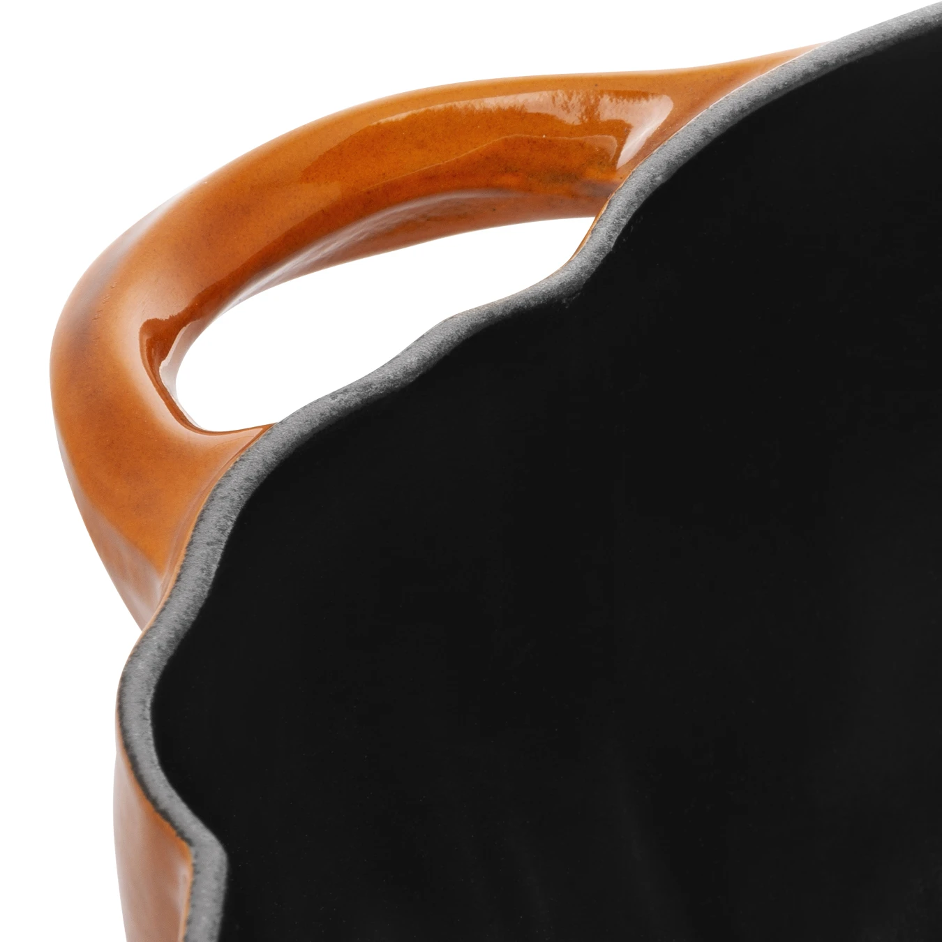 Кокот чугунный STAUB, форма "Тыква", 24 см, 3.31 л., корица - фото 4