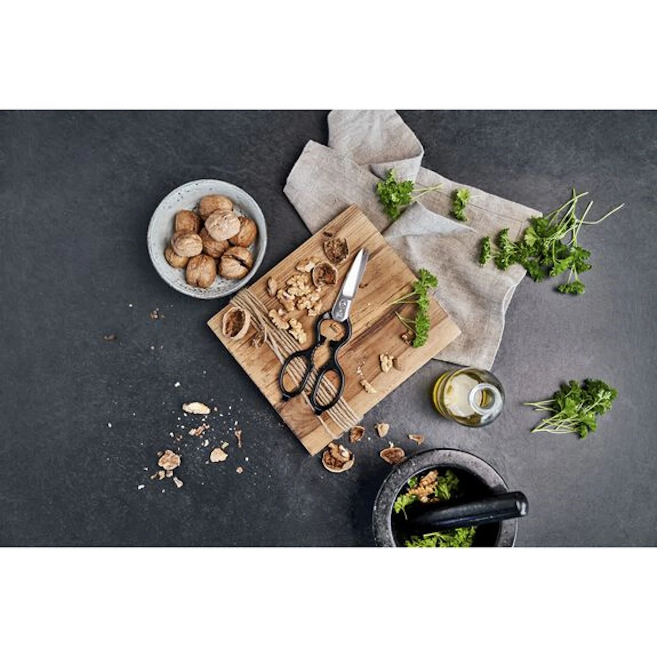 Ножницы многофункциональные черные 200 мм - фото 2