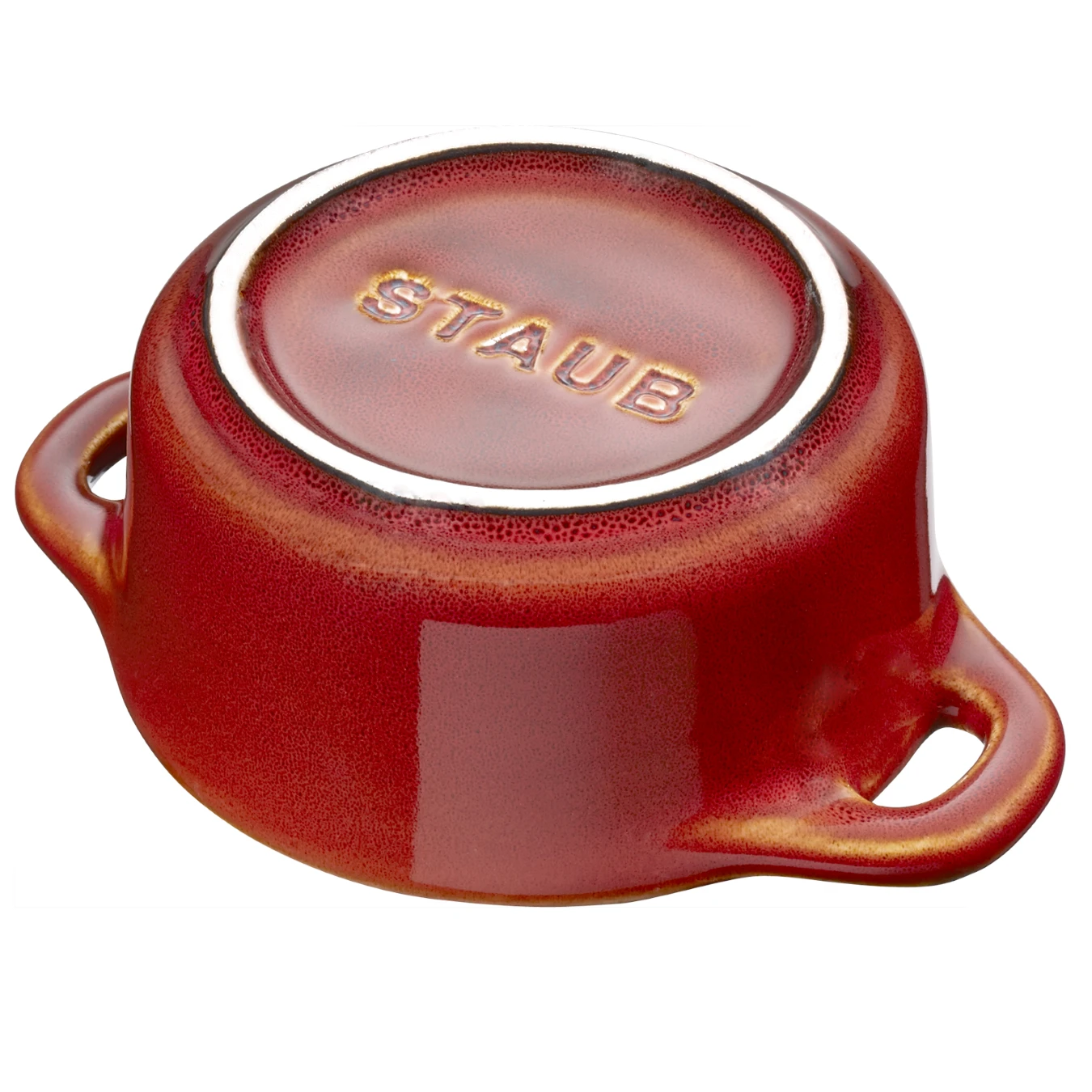Мини-кокот керамический STAUB, круглый, 10 см, античный медный - фото 5