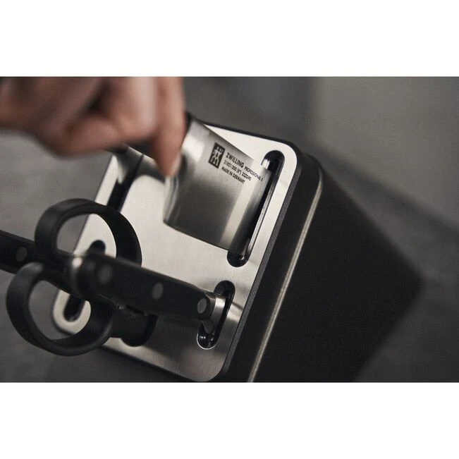 Набор ножей в подставке с заточкой ZWILLING Professional “S”, 7 пр., антрацитовый - фото 3