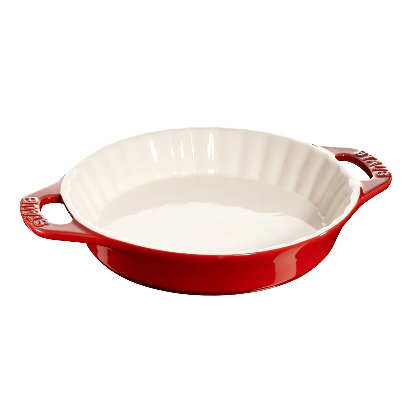 Форма для пирога керамическая STAUB, круглая, вишневая, 24 см - фото 1