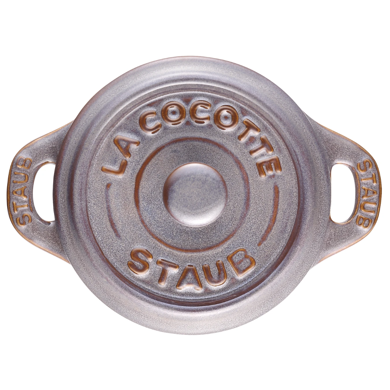 Мини-кокот круглый, 10 см, античный серый - фото 5