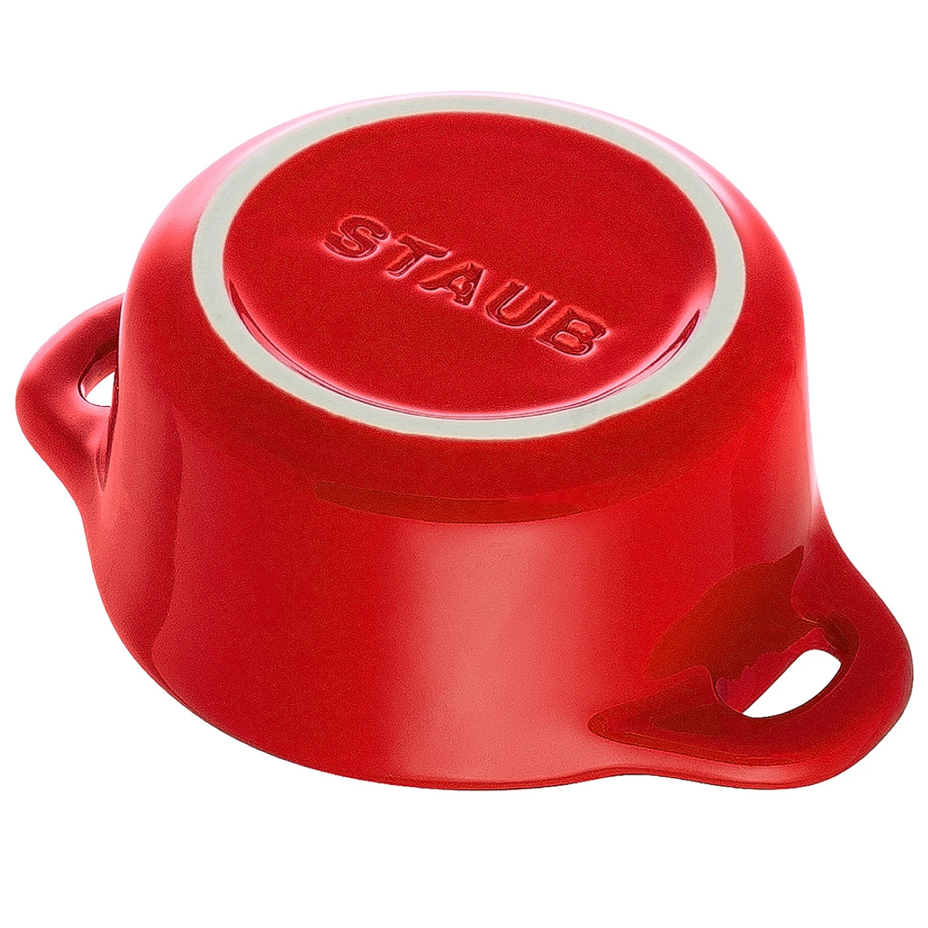 Мини-кокот круглый, 10 см, вишневый - фото 4