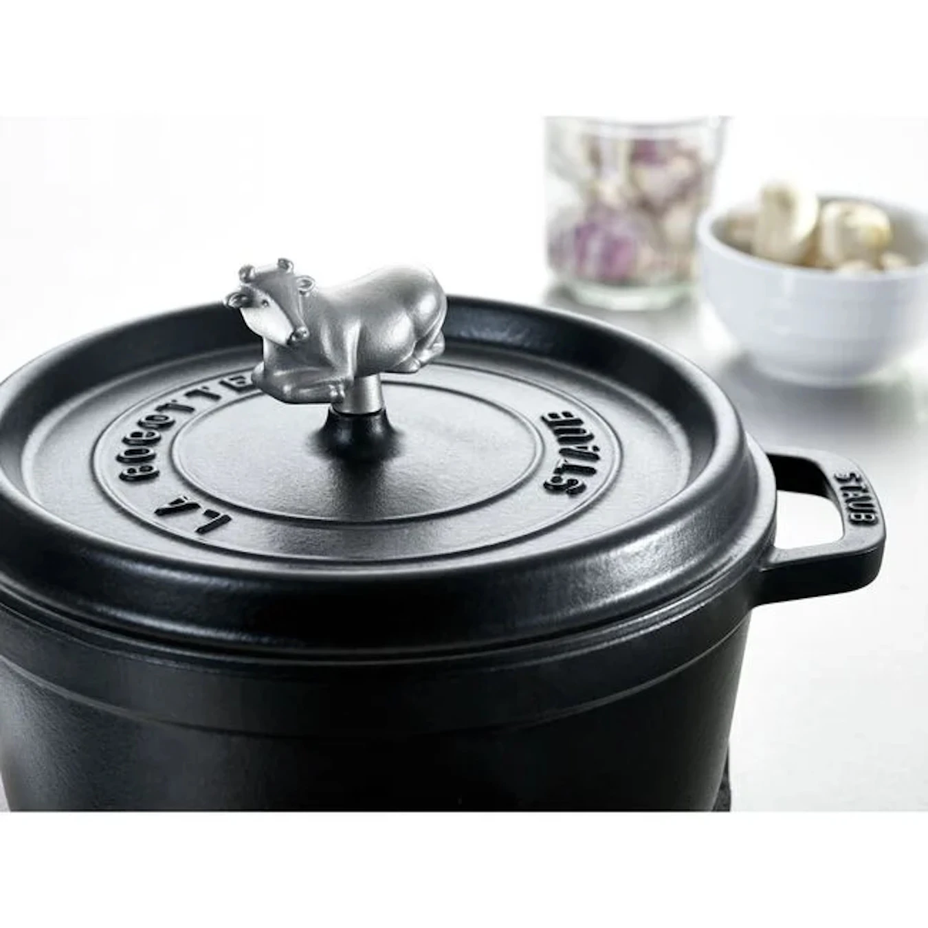 Ручка для кокотов STAUB, форма "Корова" - фото 2