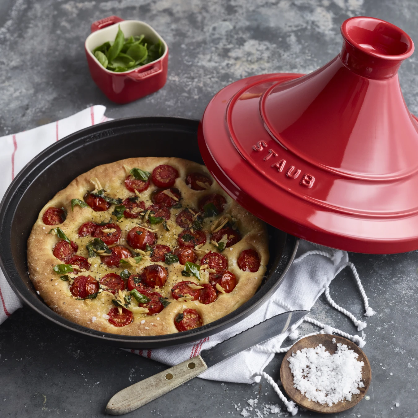 Тажин черный/ вишневый, 28 см - фото 2