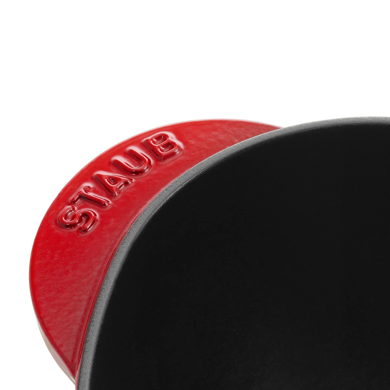 Кокот чугунный STAUB "Сердце", 20 см,1.75 л вишневый - фото 2