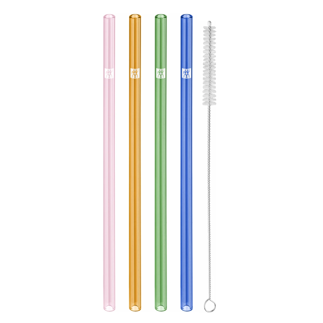 Набор стеклянных трубочек ZWILLING Sorrento, прямые, цветные, 4 шт. - фото 1