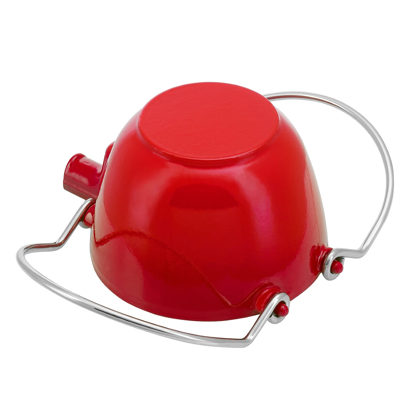 Чайник круглый, 16,5 см, 1,15 л, вишневый - фото 2