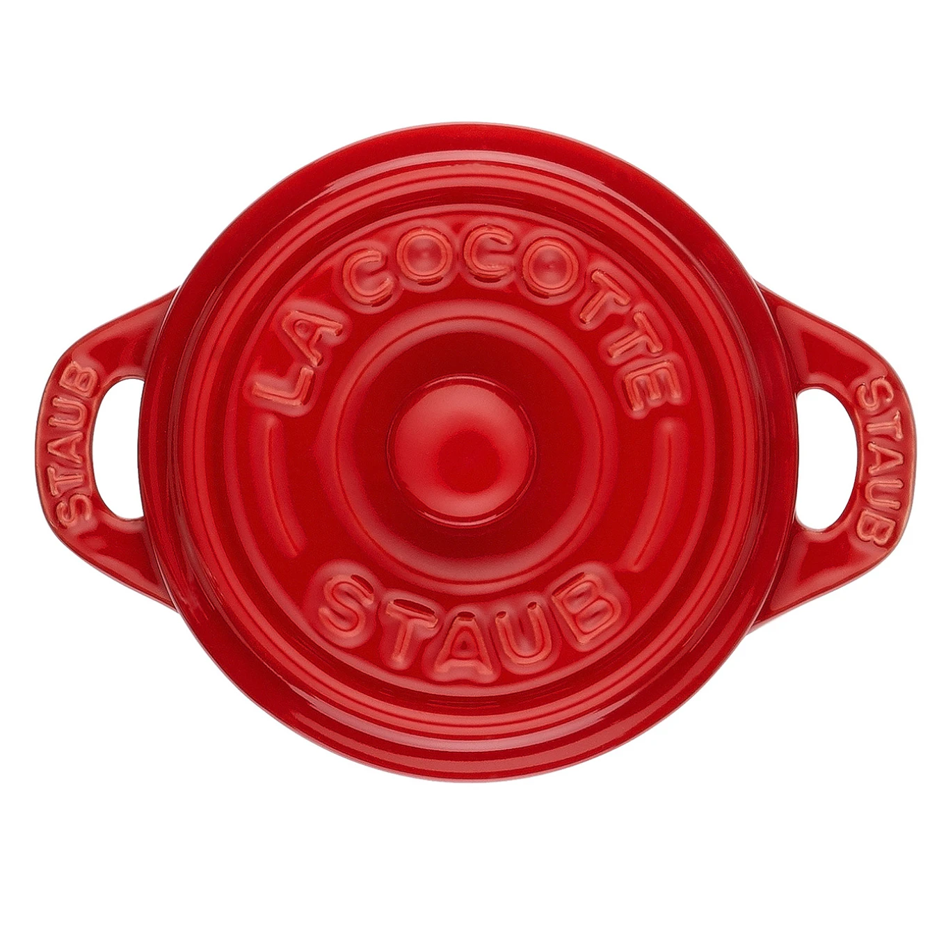 Мини-кокот керамический STAUB, круглый, 10 см, вишневый - фото 6