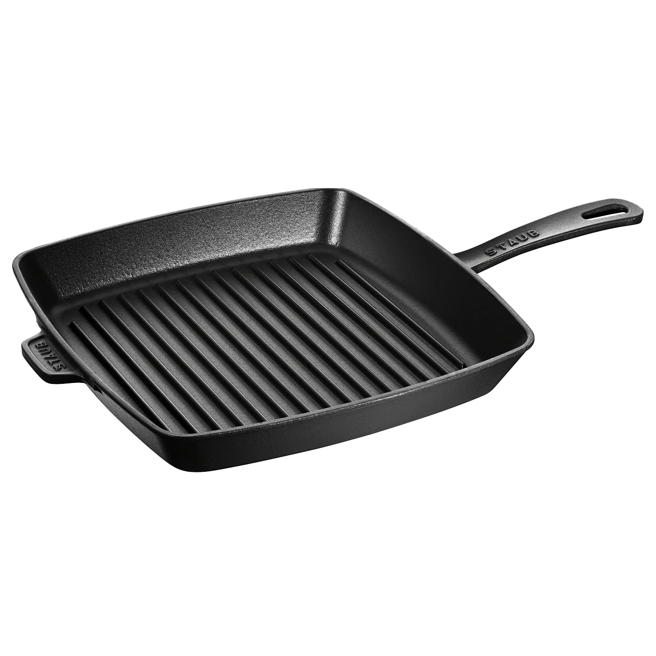 Сковорода-гриль чугунная STAUB, квадратная, 30 см, черная - фото 1