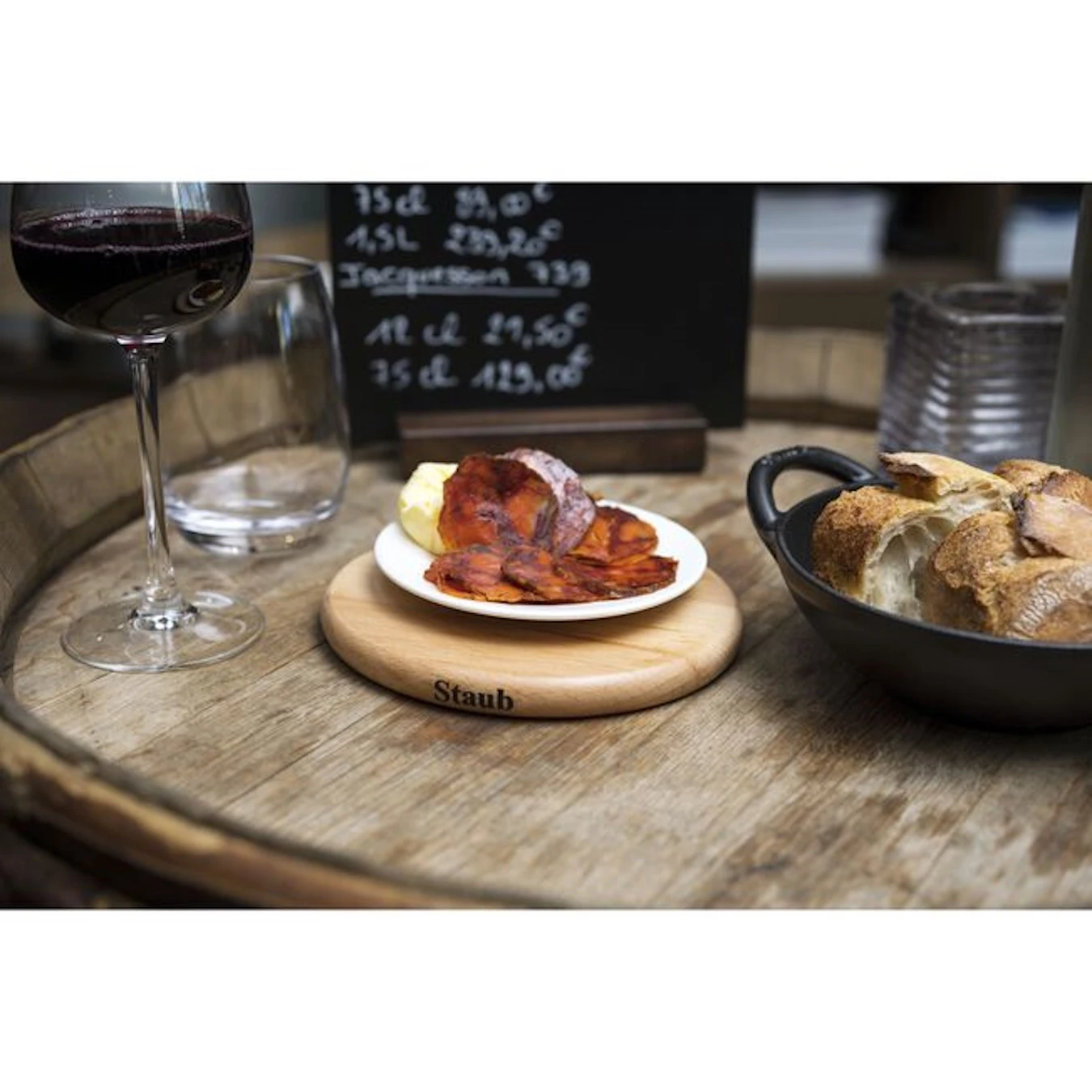 Подставка под горячее STAUB, деревянная, магнитная, круглая, 16.5 см - фото 2