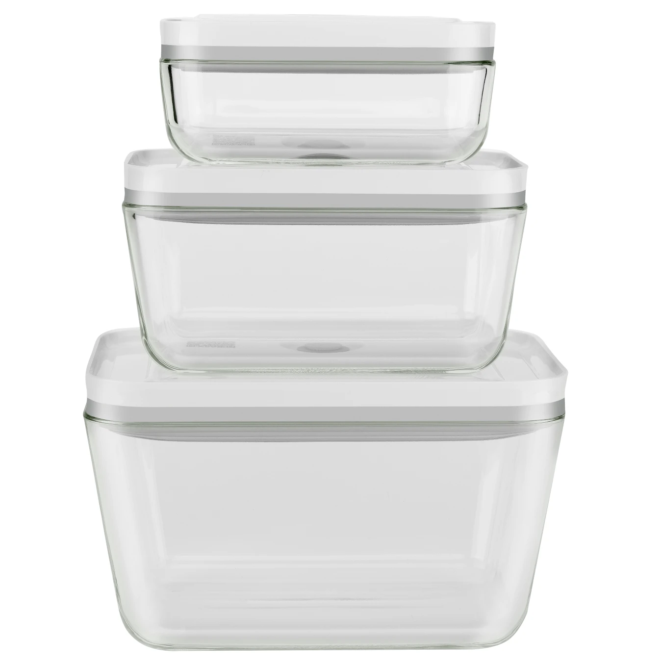 Набор стеклянных контейнеров ZWILLING Fresh&Save для вакуумного хранения, размер S/M/L, 3 шт.