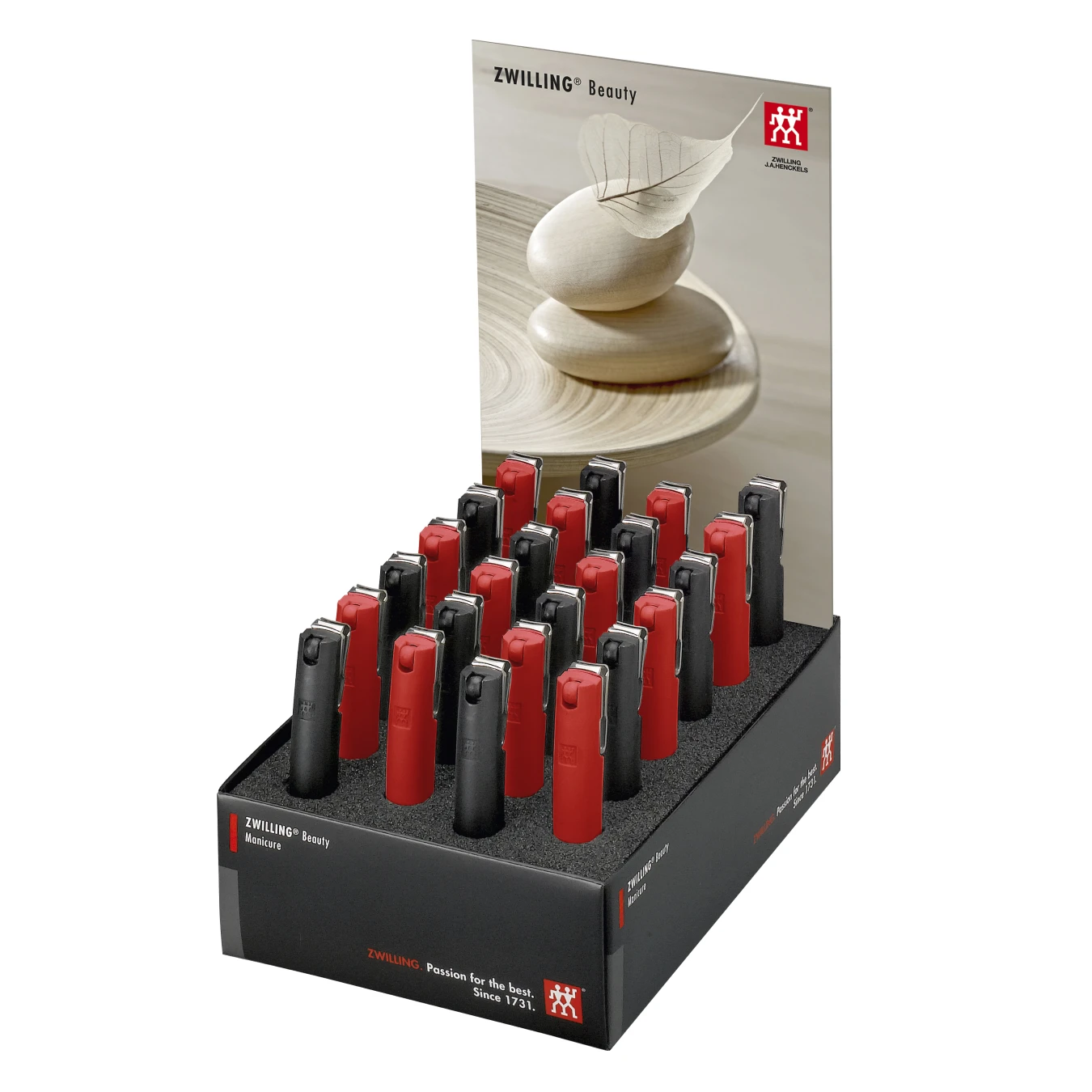 Щипчики для ногтей ZWILLING, красные/черные, 55 мм - фото 1