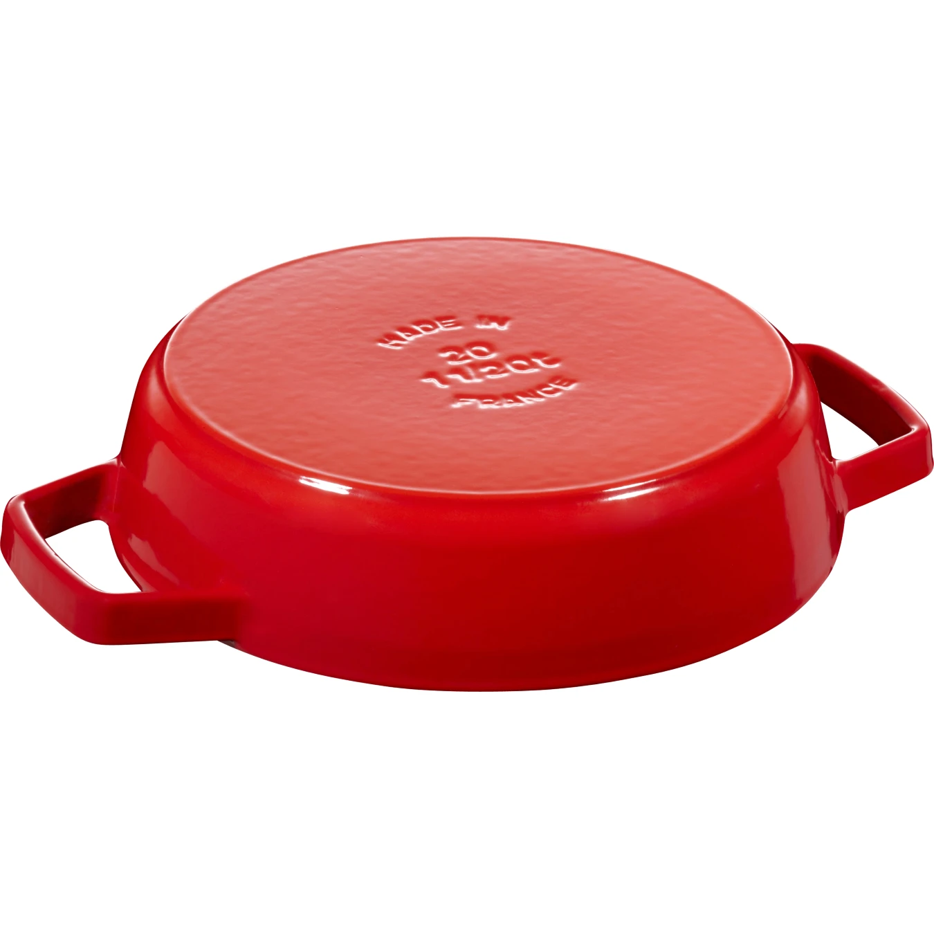 Сотейник со стеклянной крышкой STAUB, 28 см, 3.7 л., вишневый - фото 3