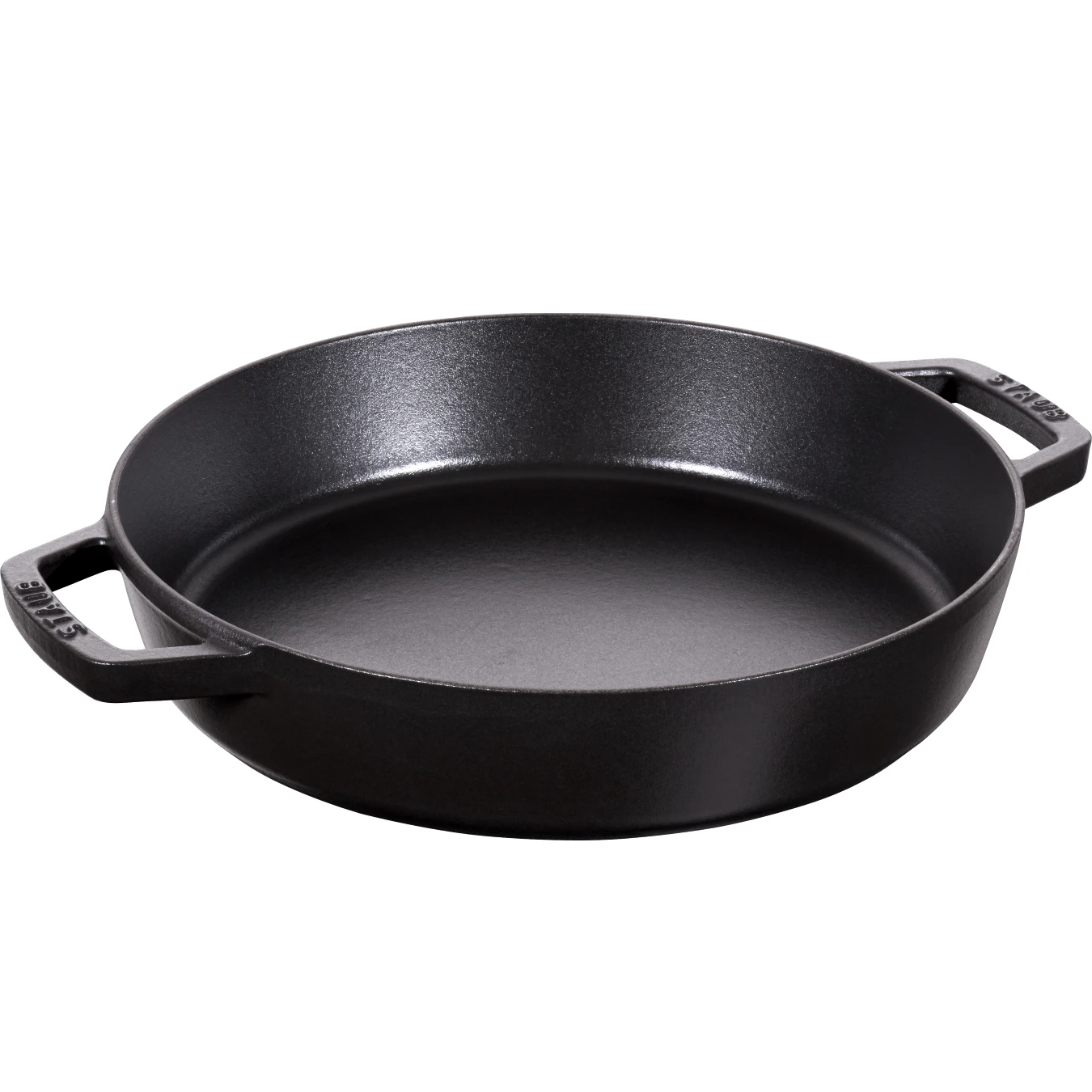 Сотейник со стеклянной крышкой STAUB, 28 см, 3.7 л., черный - фото 2