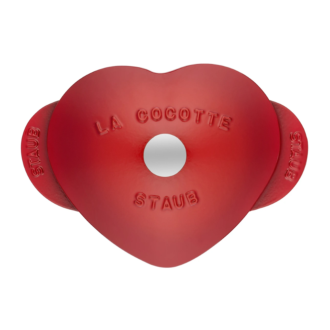 Кокот "Сердце" 20 см, вишневый - фото 4