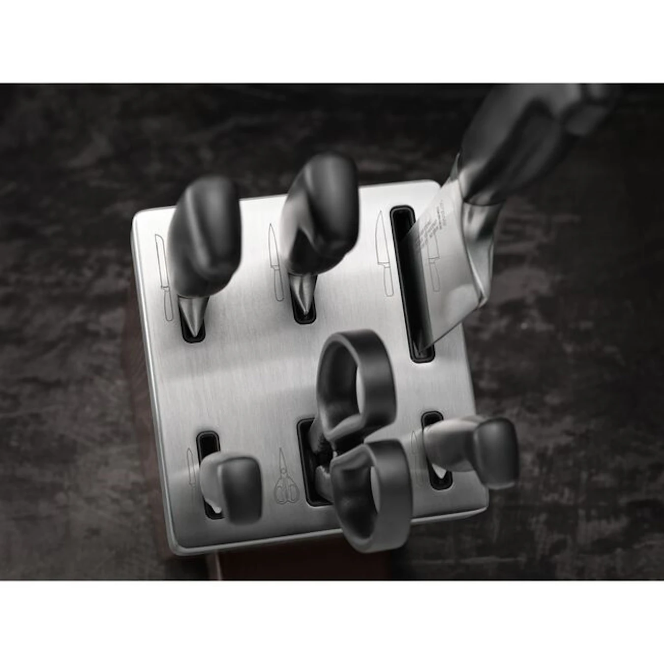 Набор ножей в подставке с заточкой ZWILLING Four Star, 7 пр. - фото 9