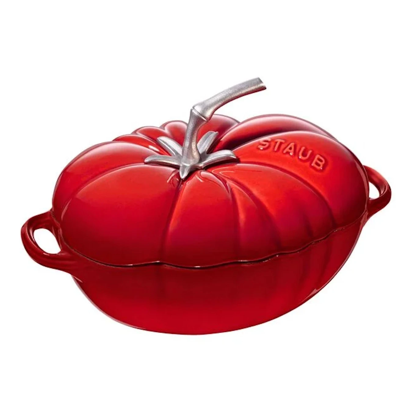 Кокот чугунный STAUB, форма "Помидор", 25 см, 2.9 л - фото 1