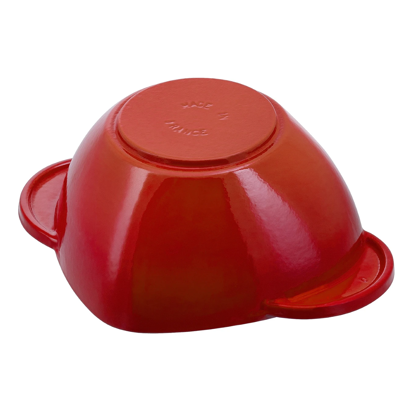 Кокот чугунный STAUB "Сердце", 20 см,1.75 л вишневый - фото 3