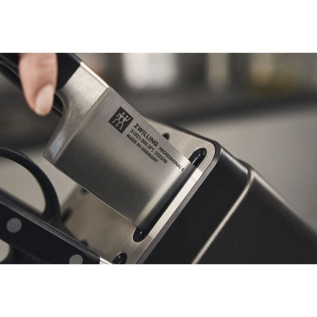 Набор ножей в подставке с заточкой ZWILLING Professional “S”, 7 пр., антрацитовый - фото 2