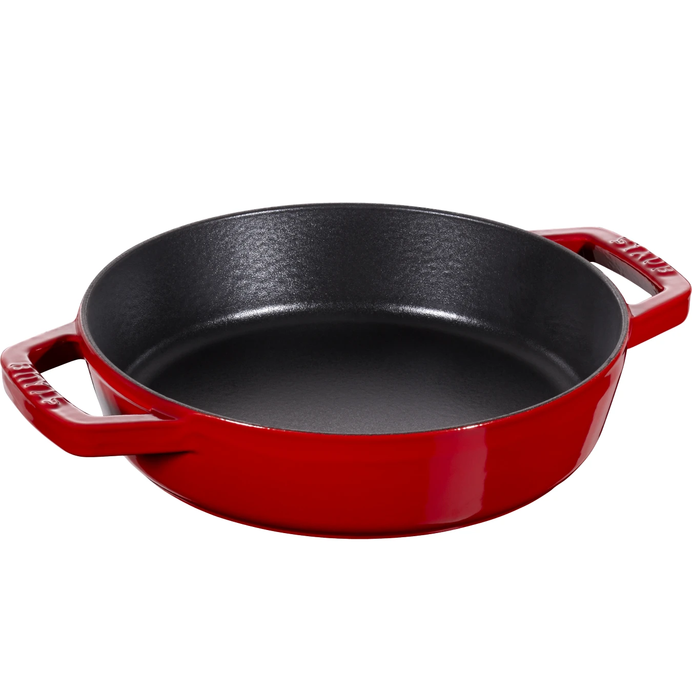 Сотейник со стеклянной крышкой, 26 см, вишневый - фото 2