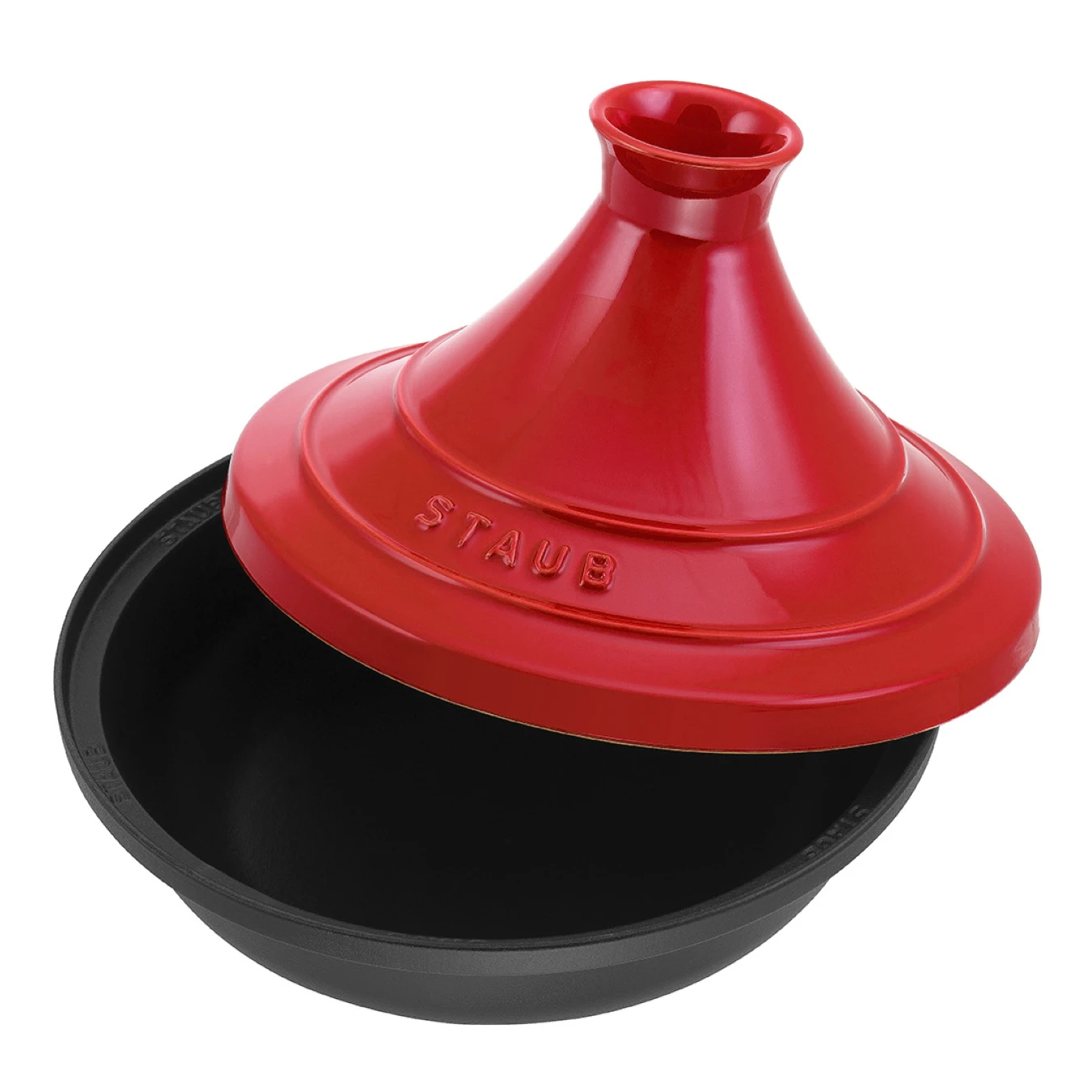 Тажин черный/ вишневый, 28 см - фото 5