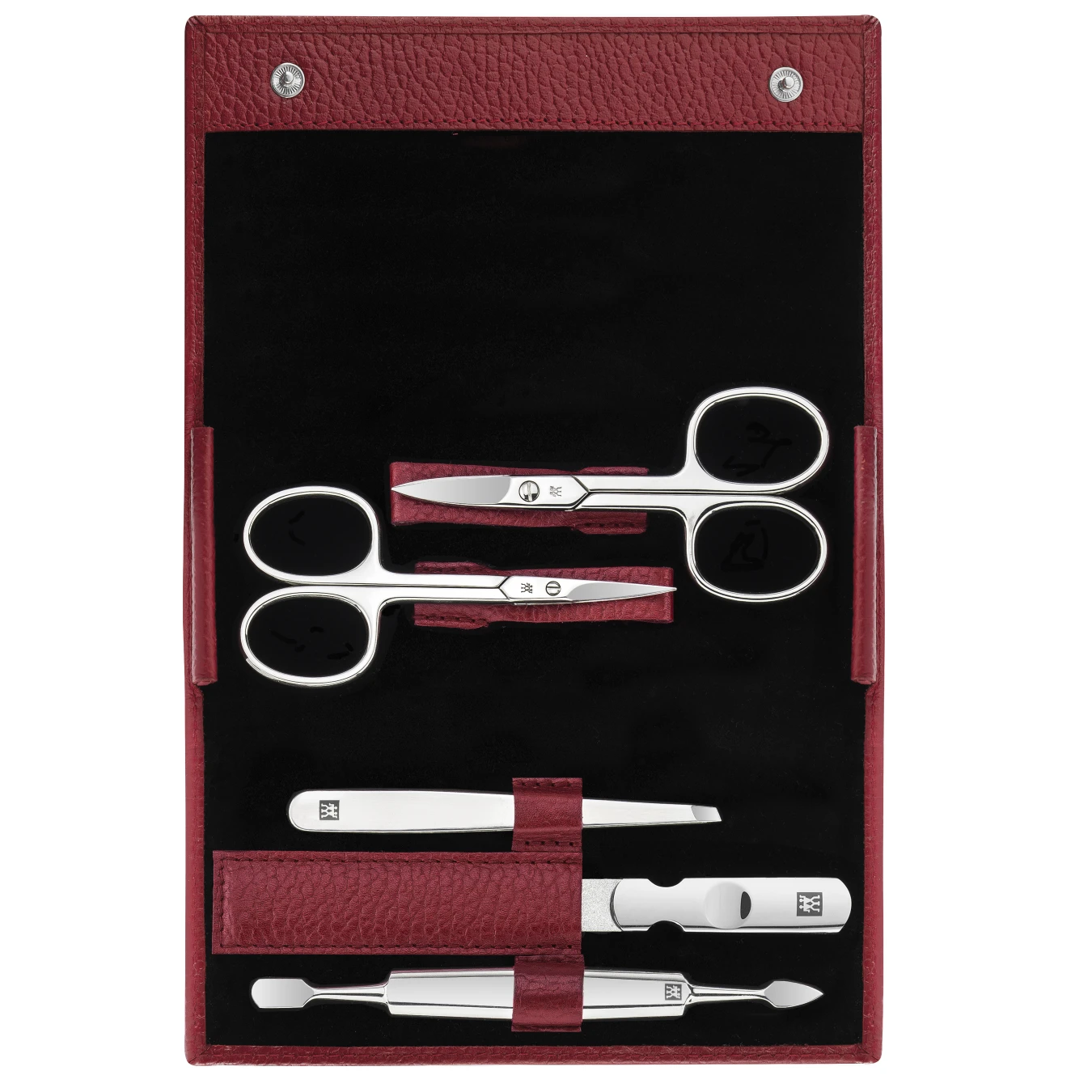 Маникюрный набор ZWILLING Beauty Classic, красный, 5 пр. - фото 1