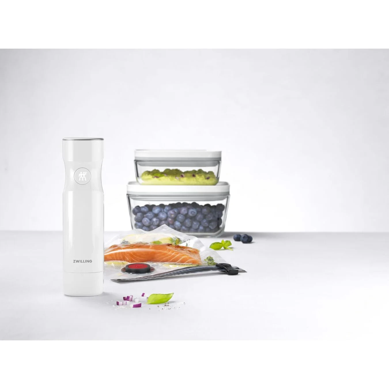 Набор для вакуумного хранения продуктов ZWILLING Fresh&Save, стекло, S/M, 7 пр. - фото 11