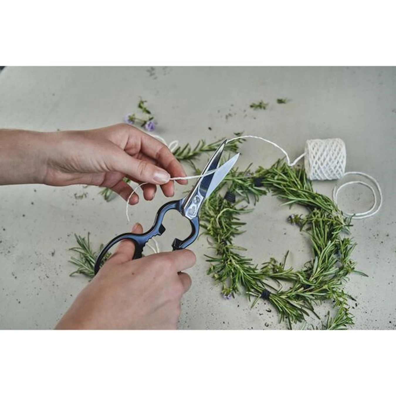 Ножницы многофункциональные черные 200 мм - фото 4