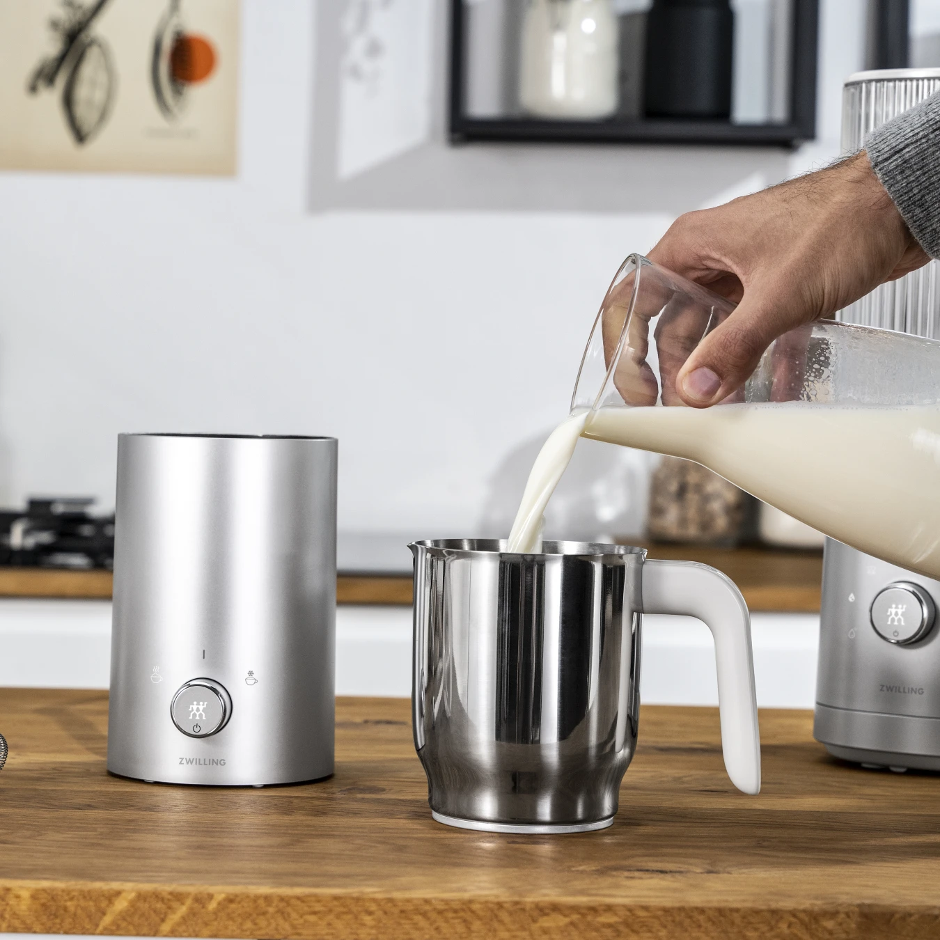 Капучинатор 400 мл ZWILLING Enfinigy, серебристый - фото 2