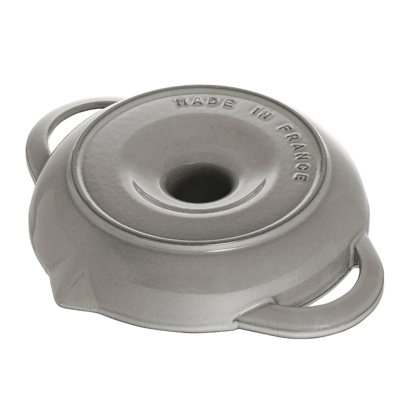 Ростер чугунный для курицы STAUB, 24 см, серый графит - фото 3