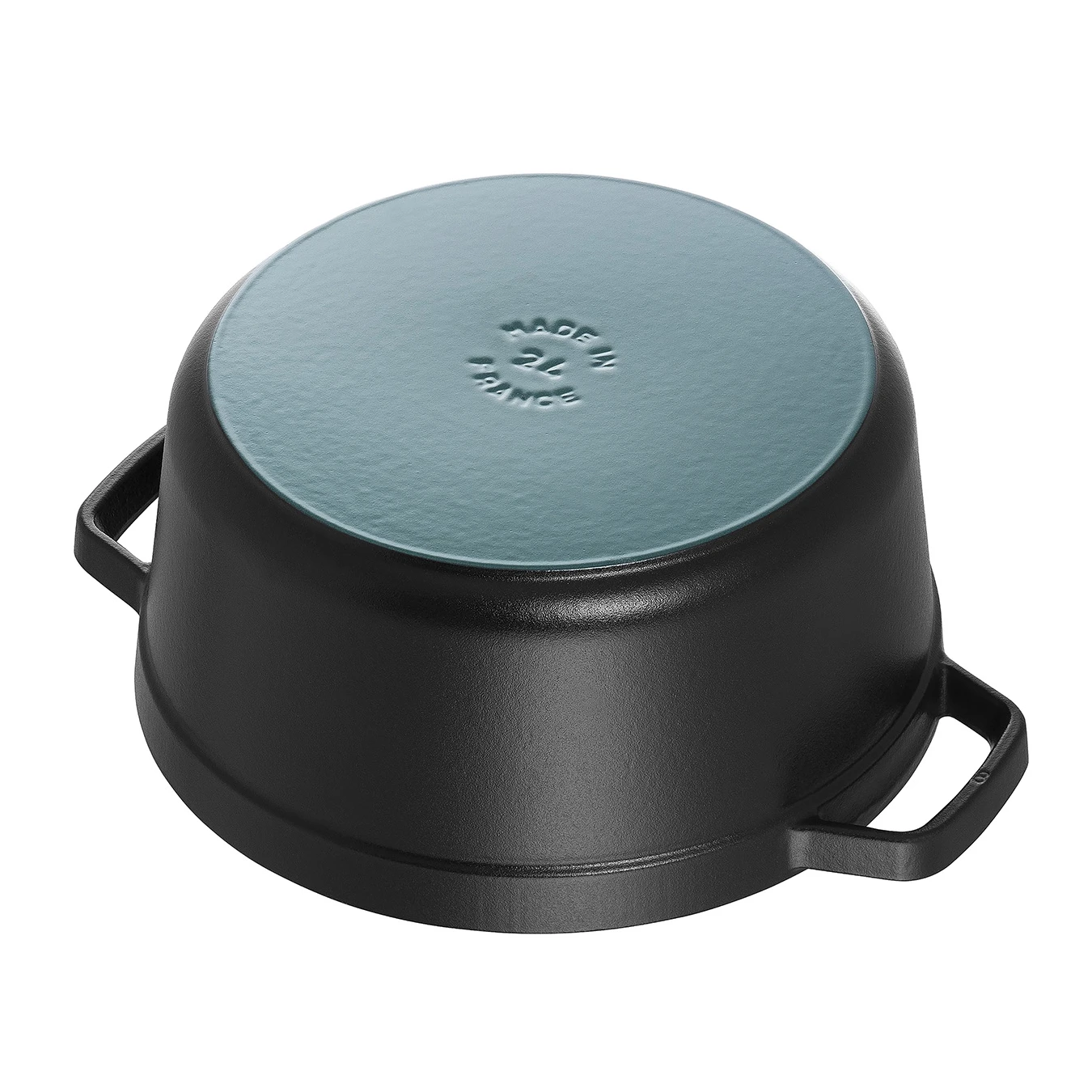 Кокот чугунный STAUB, круглый, 24 см, 3,8 л, черный - фото 5