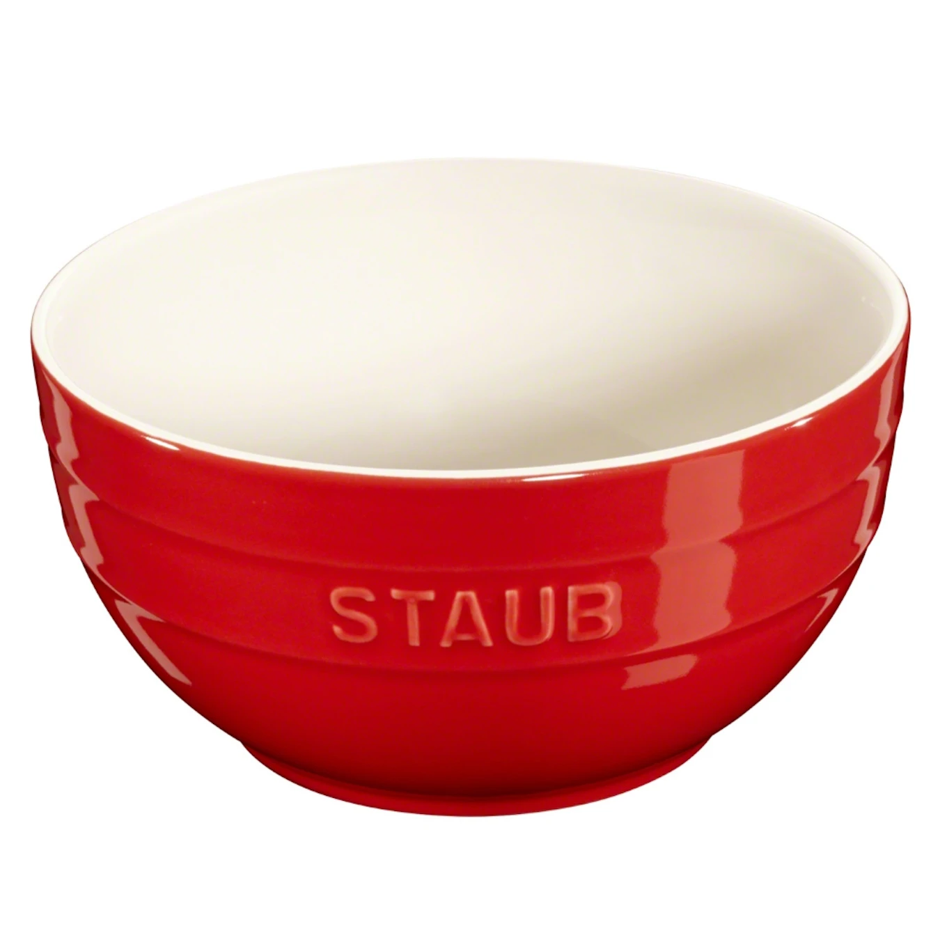 Миска большая керамическая STAUB, 17 см, вишневая - фото 1
