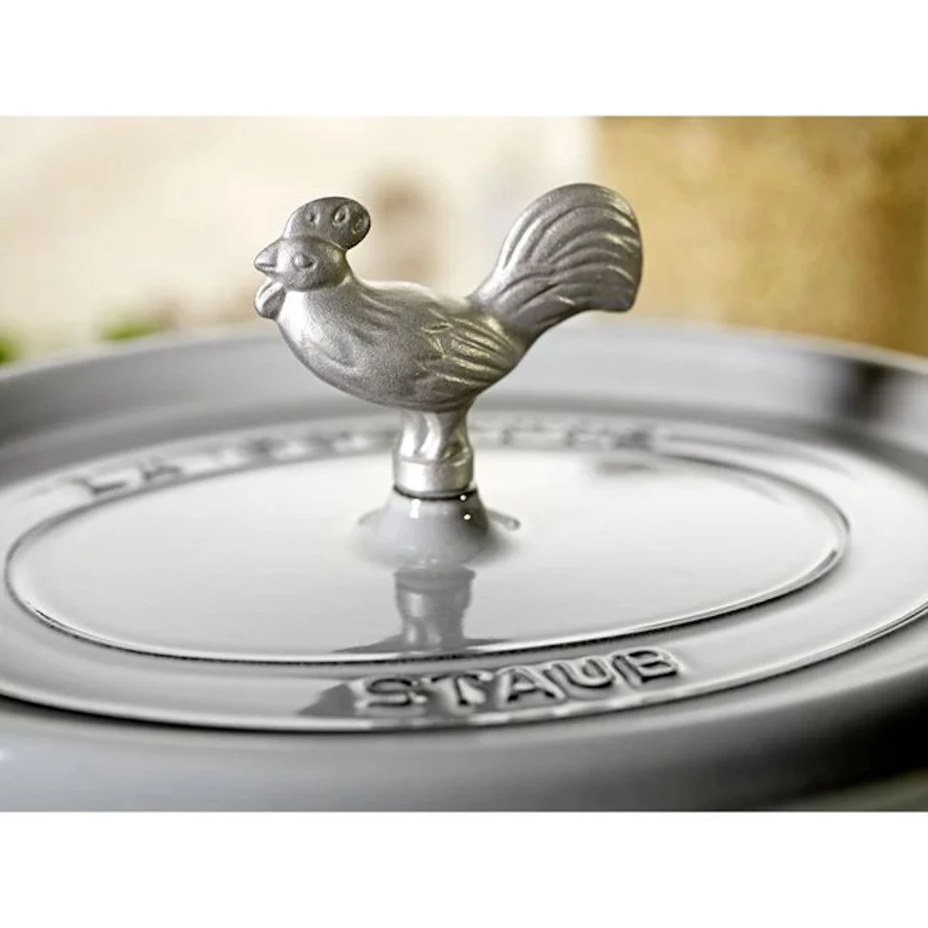 Ручка для кокотов STAUB, форма "Петух" - фото 2