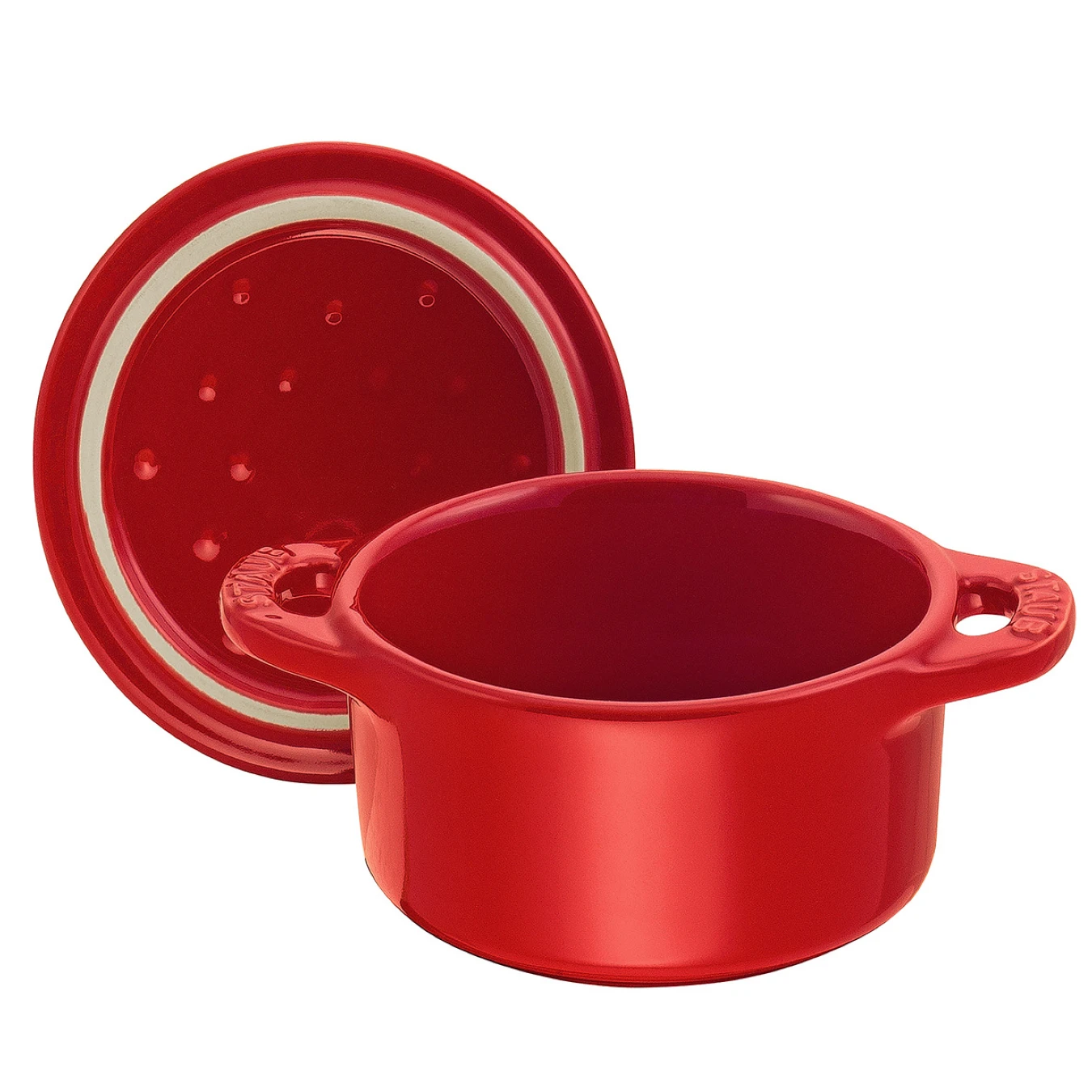 Мини-кокот керамический STAUB, круглый, 10 см, вишневый - фото 5