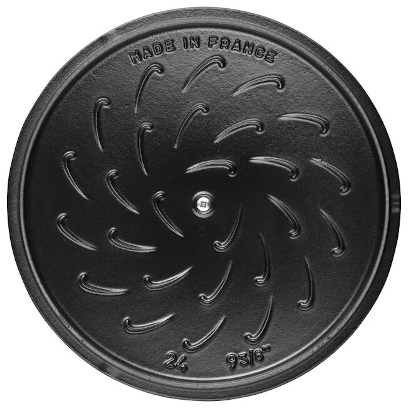 Кокот чугунный STAUB "Цветочный", 24 см, 3.6 л, гранатовый - фото 5