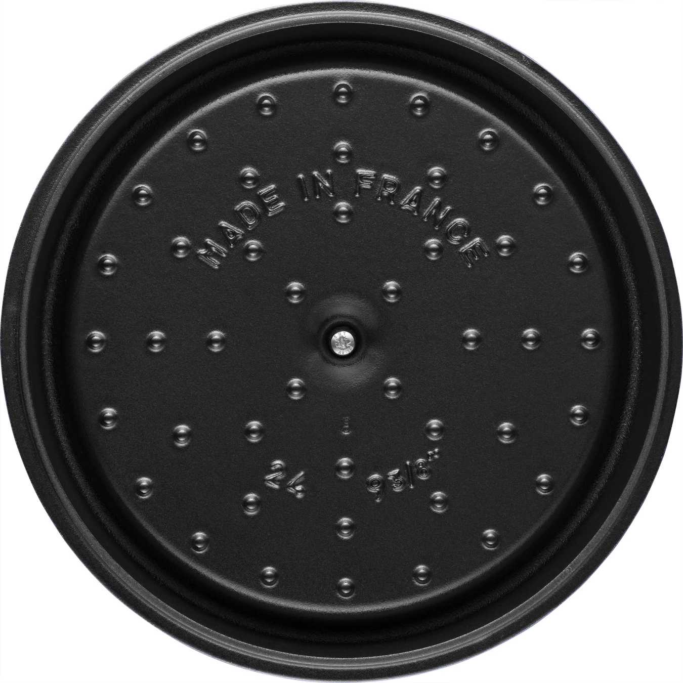 Кокот чугунный STAUB, круглый, высокий, 24 см, 4.7 л., вишневый - фото 3