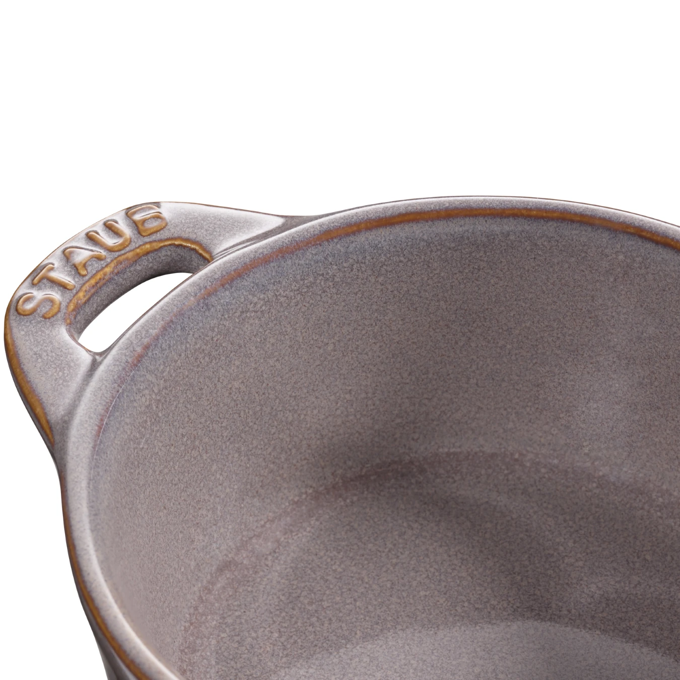 Мини-кокот керамический STAUB, круглый, 10 см, античный серый - фото 2