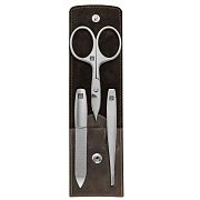Маникюрный набор ZWILLING Beauty Premium, коричневый, отделка "винтаж", 3 пр.