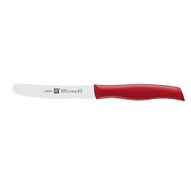 Нож 120 мм, универсальный, красный, TWIN Grip