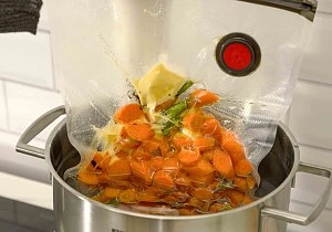 Ванильная морковь sous-vide