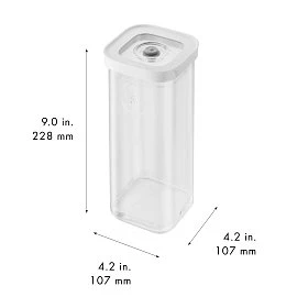 Контейнер пластиковый ZWILLING Cube для вакуумного хранения, прозрачный, 1,3 л