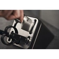 Набор ножей в подставке с заточкой ZWILLING Professional “S”, 7 пр., антрацитовый