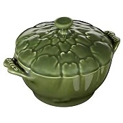 Кокот керамический STAUB, форма "Артишок", темно-зеленый, 12.5 см