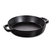 Сковорода чугунная STAUB, круглая, 26 см, черная