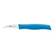 Нож 60 мм, для чистки овощей, голубой, TWIN Grip