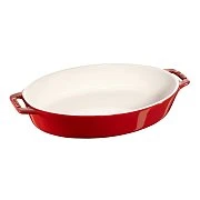 Форма керамическая STAUB, овальная, 29 см, вишневая
