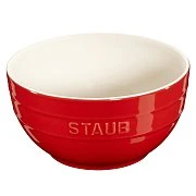 Миска большая керамическая STAUB, 17 см, вишневая