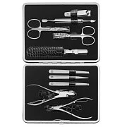 Маникюрный набор ZWILLING Beauty Classic, черный, отделка "крокодил", 10 пр.